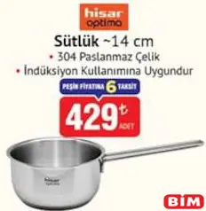 HİSAR OPTİMA SÜTLÜK 14 CM HİSAR OPTİMA SÜTLÜK 14 CM